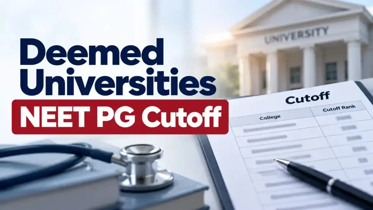 Deemed Universities NEET PG Cutoff 2026
