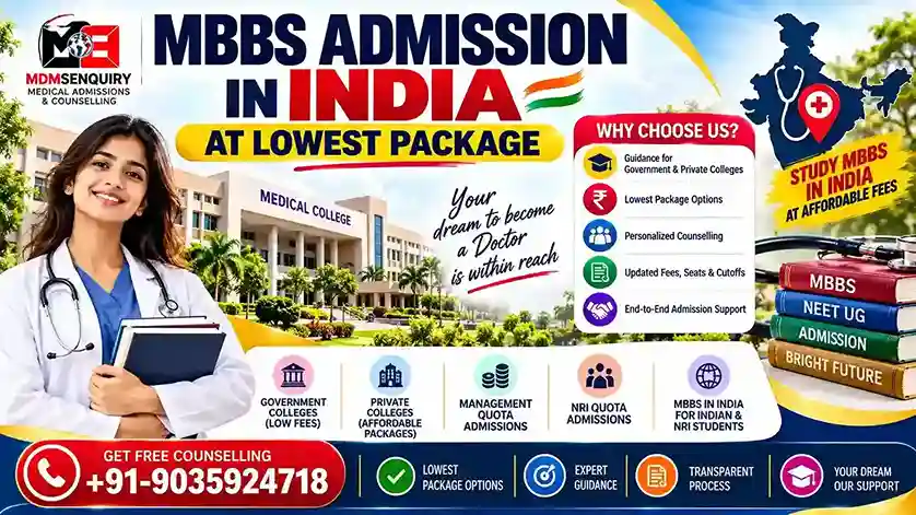 MBBS Admission in India at Lowest Package