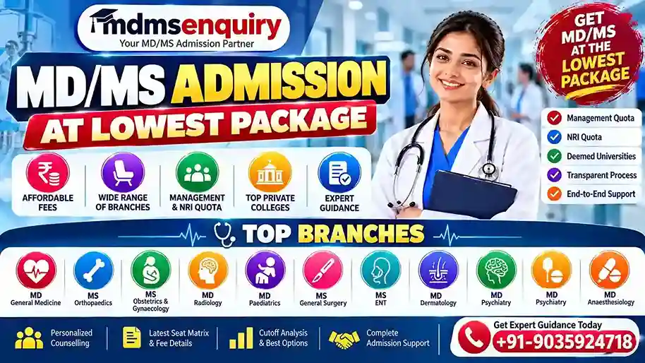 MD_MS Admission at Lowest Package