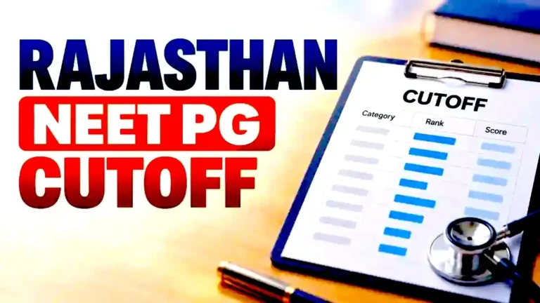 Rajasthan NEET PG Cutoff