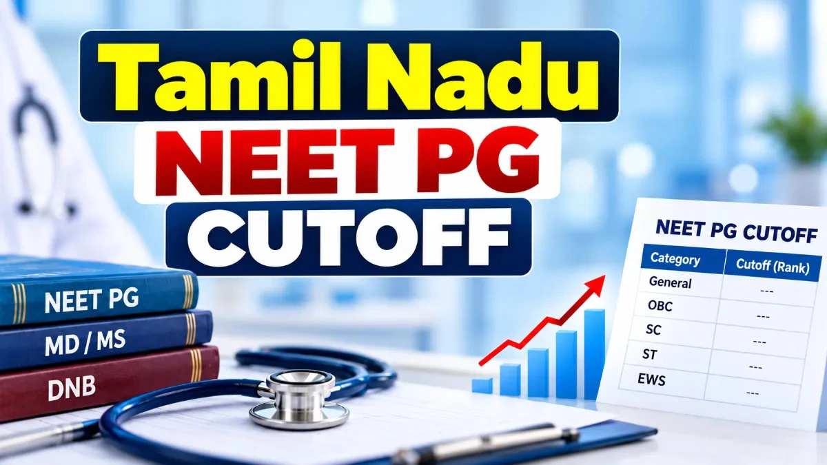 Tamil Nadu NEET PG Cutoff